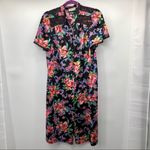 Vanity Fair Vintage  Floral Robe Sz M (one hole) Photo 1