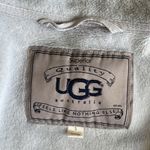 UGG  Duffield Cotton Minky Robe No Belt Light Gray With Pockets Photo 4