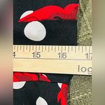 Grace Karin  Red roses and black and white polka dots dress. Tea dress L Photo 14