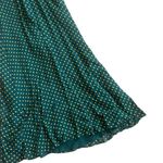 AFRM Lowell Green Polka Dot Print Dress Long Sleeve Cutout Tie Back Size Small Photo 5