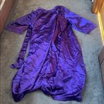 Amoureuse Purple Satin Two Piece Chemise Slip/Robe Set SIZE 4X Photo 5