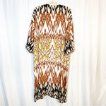 Evereve Mila Maxi Wrap Duster Cardigan Open Front Kimono Aztec Southwestern Photo 4