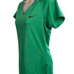 Nike Pro Womens V neck Athletic Shirt Green Top Size Medium C Photo 5