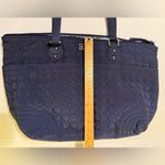 Vera Bradley Navy Quilted Lined Tote Beach Baby Bag Photo 7