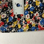 Veronica Beard  Mini Dress Sz 8 Colorful Minna Floral V Neck Ruffled Ruched Silk Photo 10