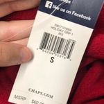 CHAPS Holiday Red Vest Photo 3