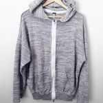 Free People | In Bloom Sweater Blush Pink Gray Raw Seams | Size Medium Photo 2