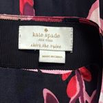Kate Spade  New York Shadow Buds Pleated 100% Silk Skirt Flirty Feminine Career 2 Photo 5