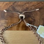 Michael Kors  mkjx7388791 Women's Rose Gold Tone Chain Charm Slider Bracelet NWT Photo 3