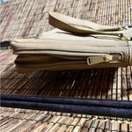 Fossil  Preston Woven Straw and Leather Shopper Shoulder Bag Photo 4