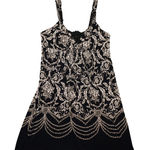 Soma Black White Floral Night Gown Chemise Adjustable Straps Women's Small Photo 0