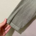 Free People  Green Long Sleeve Mock Neck Tee Shirt XS Sage Oversized Thermal Photo 1