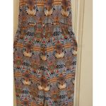 ZARA TrafLuc Womens Jumpsuit Tribal print Halter Open Back Cropped Sz XS NWT Photo 8