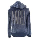 Victoria's Secret  Supermodel Essentials Velour Hoodie Angel Rhinestone Large Photo 1