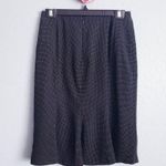 Armani Collezioni  Black and White Stitched Skirt Photo 4