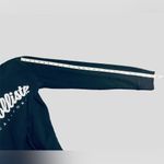 Hollister  Hooded Black Logo Sweater Small Long Sleeve Pullover Photo 2