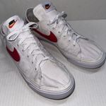 Nike  Court Legacy Shoes Womens 9.5 White Pink Canvas Low Top Sneakers CZ0294-102 Photo 2