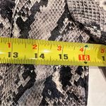 BB Dakota Faux Leather Snake It Or Break It Moto Jacket Women's XS Gray NWOT Photo 7