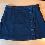 Free People NWOT denim button up skirt Photo 0
