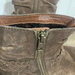 Born Ouvea Slight Slouch Distressed Brown Leather Ankle Booties Size 8 Photo 4