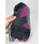 Reebok NEW No Show Socks 3-Pair Active Stripes Pink Black Gray Blue Athletic Photo 3
