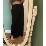 Adrienne Vittadini Women’s Black Wool Blend Maxi Skirt Size 8 (Made in USA) Photo 7