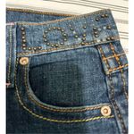 Y2K Frankie B Jeans Size 4, Inseam: 32 inches. Bootcut, Studded Blue Photo 11