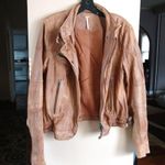 Free People  leather Moto jacket EUC Photo 0