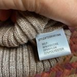 NWOT RIBBED PUFFY SLEEVE MOCK NECK SWEATER White Size XS Photo 2