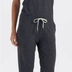 Vuori  Lux Racerback Charcoal Gray Jumpsuit Large One Piece Photo 0