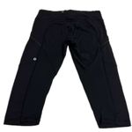 Lululemon  Leggings Size 8 Black Run Mod Moves Crop Capri Athletic Photo 5