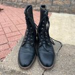 Justin Boots Vintage  black roper lace up granny booties 6B Photo 5