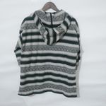 Forever 21  L Tight Woven Black White Baja Hoodie Top Photo 3