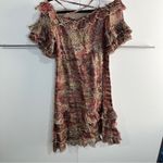 Raga  Size S Romantic Gold Tan Mini Dress Cocktail Wedding Resort Rocco New Photo 10