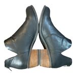 b.o.c. Black Lucy Boots V Cut Ankle Booties Side Zip Chunky Heel Women Size 8M Photo 10