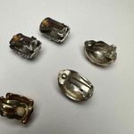 2 Two Tone / 1 Pink & Cream Enamel Clip On Earrings Lot Of 3 Photo 10