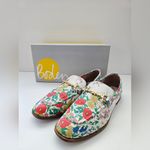 Boden White and Red Poppy floral loafers Size 40 Photo 1