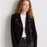 Quince  suede black jacket sz L Photo 6