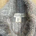 Rachel Zoe Fuzzy Soft Grey Turtleneck Sweater Longsleeve Women Size Small Photo 5