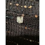 Tahari Elie Sweater Womens Small Brown Cardigan Jacket Boucle Tweed Wool Blend Photo 6