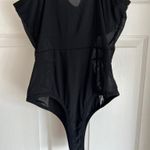 Bozzolo black and leather bodysuit Photo 1