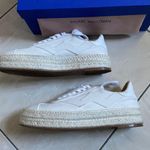 Stuart Weitzman Women’s  Sneakers White Size 7.5 Photo 3