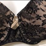 Illusion Padded Underwire Black Bra Size 36DD Photo 1