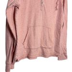 Carhartt Women's Fresh Peach Heather Pondera hooded Henley Shirt size medium Photo 4