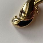 Liz Claiborne  Parrot Pin Gold Tone Blue Green Enamel Tropical Bird avian jewelry Photo 3