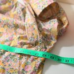 Liberty Art Fabrics By For J Crew Floral Button Up Shirt Sz 20 Casual Artsy Deco Yellow Photo 8