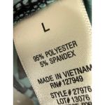 Soho Black Teal Chevron Maxi Dress 2000's Style Preppy Vacation Resort Beach Size L Photo 5