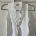 Calia by Carrie  Underwood Collared 1/4 Zip Tennis Golf Sports Top Sz Med White Photo 4