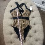Leopard One Piece Swimsuit‎ Brown Photo 13