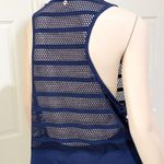 Lorna Jane  Navy Mesh Muscle Tank  Photo 2